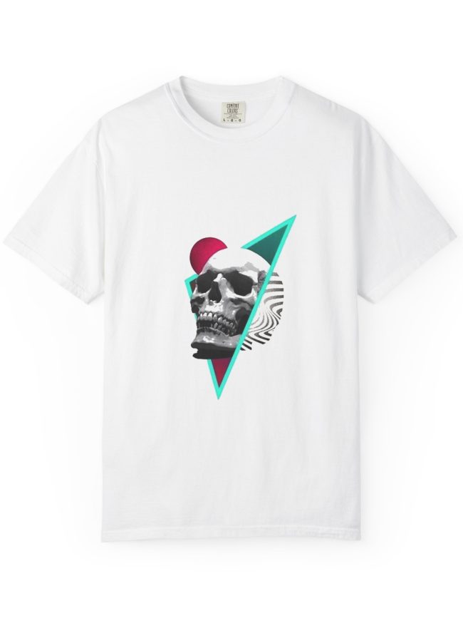 Edgy Skull Graphic T-Shirt, Unisex Tee, Vintage Aesthetic Shirt, Casual Streetwear Top, Gift for Him/Her, Summer Fashion Staple