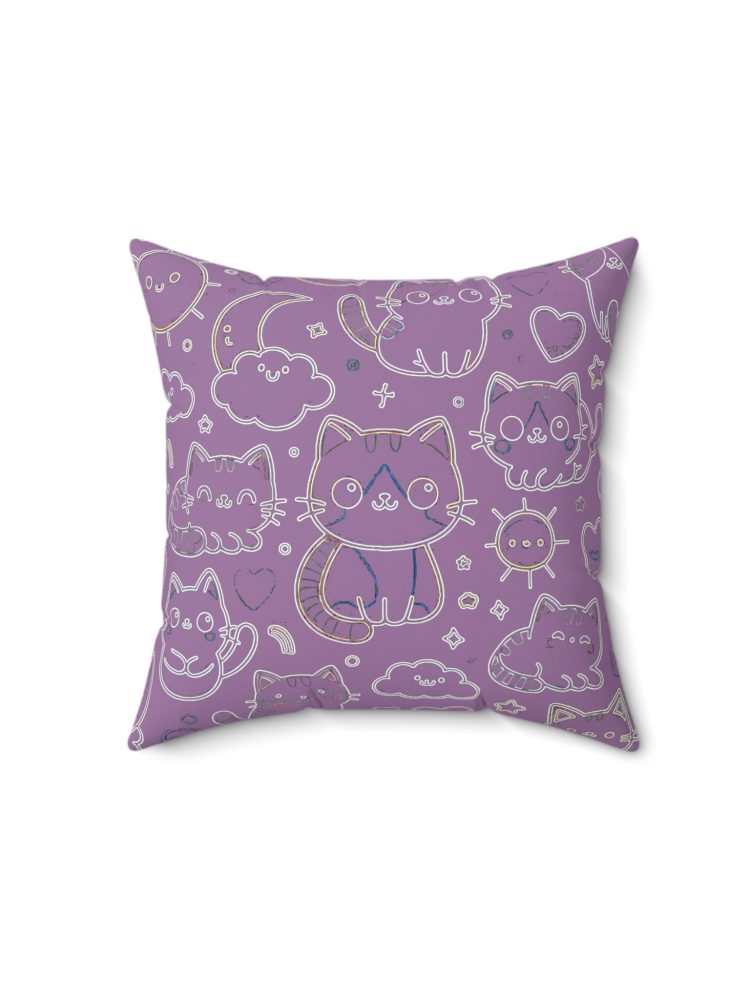 Spun Polyester Square Pillow