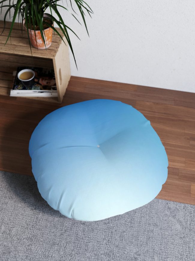 Tufted Floor Pillow, Round