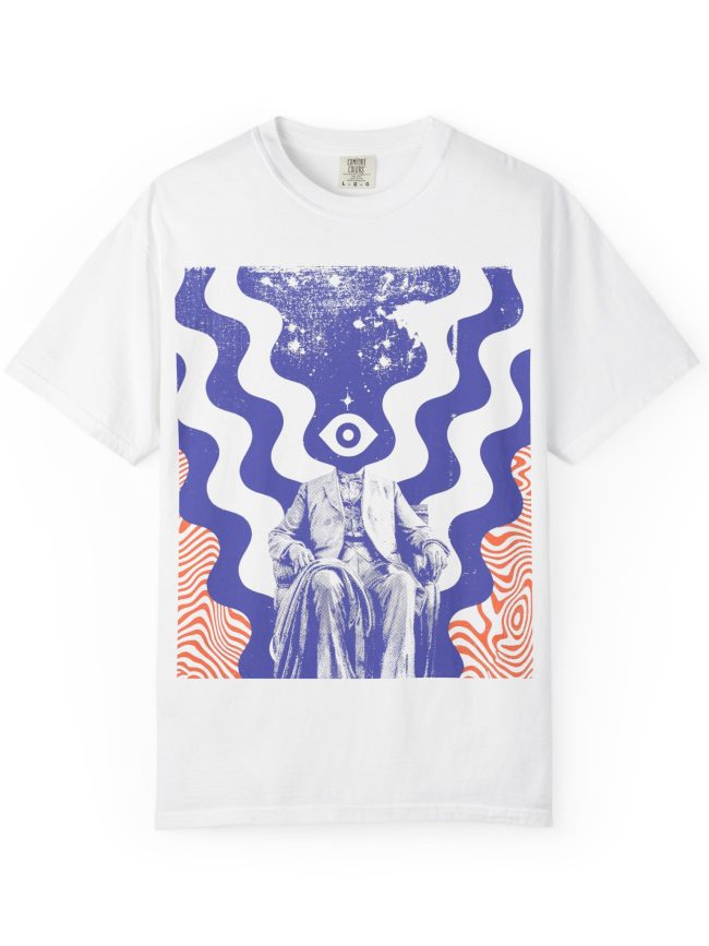 Celestial Vibes Unisex T-Shirt | Cosmic Art Tee, Retro Graphic Shirt, Space Lover Gift, Festival Wear, Astrology Apparel