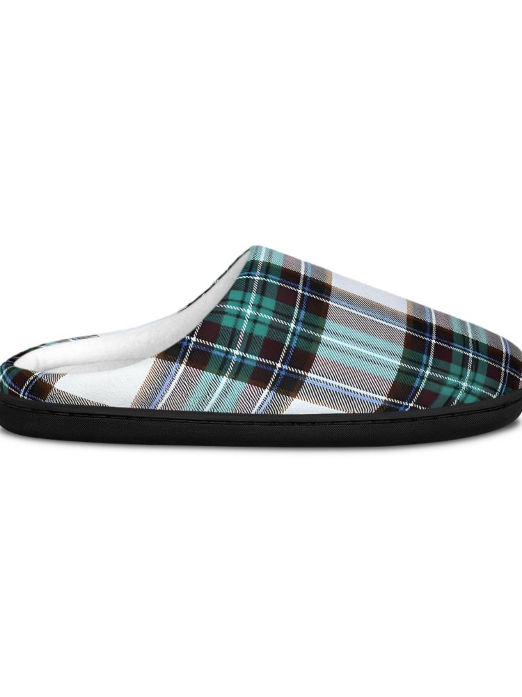 Cozy Women's Plaid Indoor Slippers for Relaxation & Home Comfort