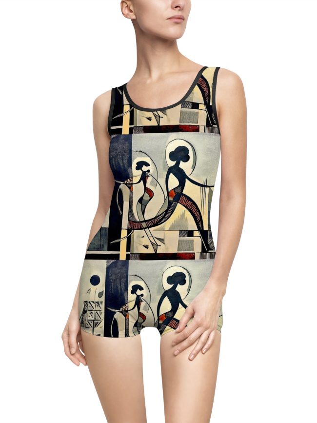 Women's Vintage Swimsuit (AOP)