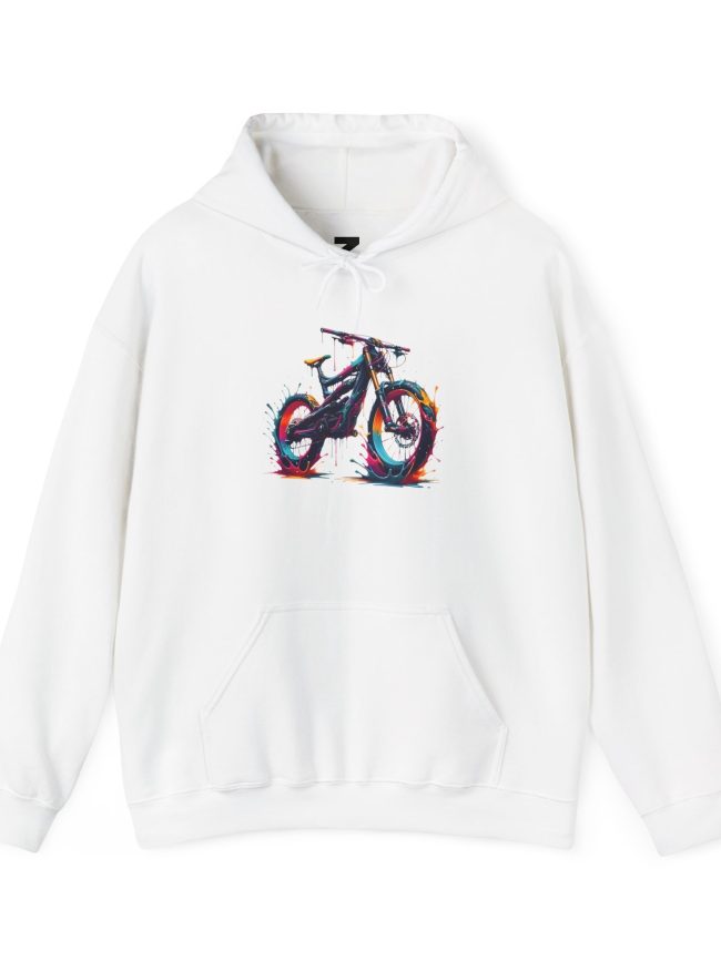 Colorful Bicycle Art Hoodie for Bike Lovers, Unisex Sweatshirt for Cycling Enthusiasts, Perfect Gift for Birthdays and Holidays
