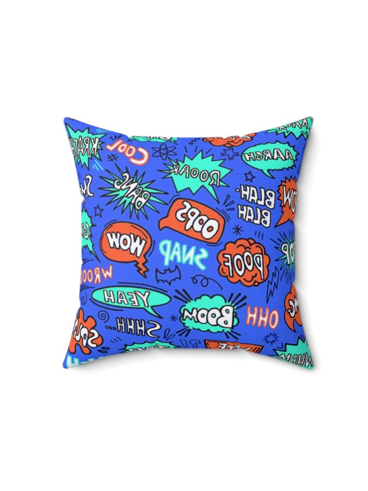 Spun Polyester Square Pillow