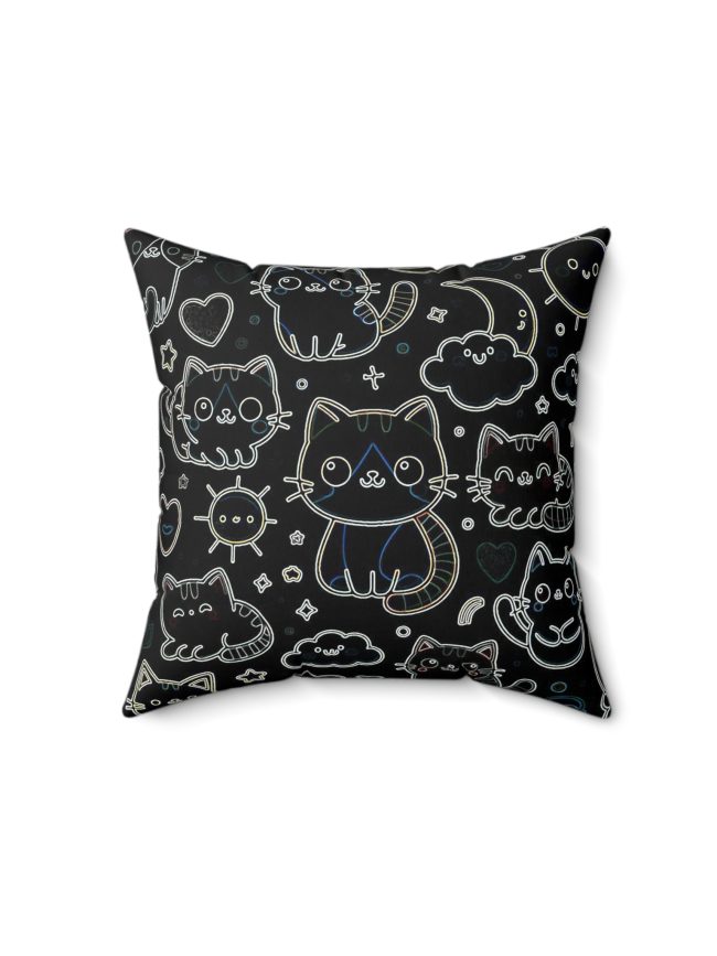 Spun Polyester Square Pillow