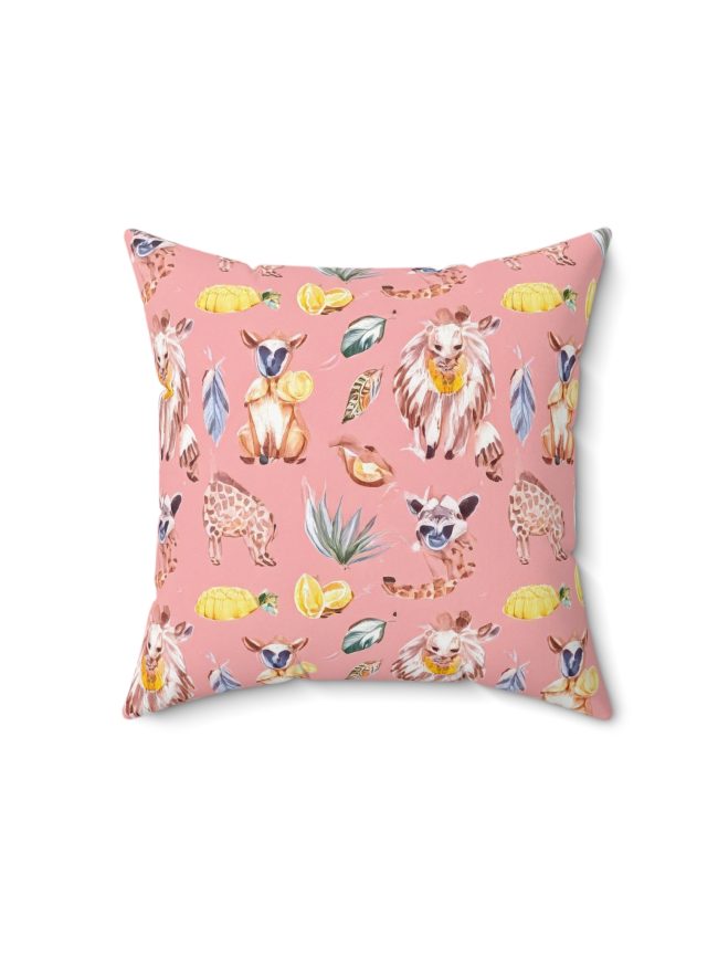 Spun Polyester Square Pillow