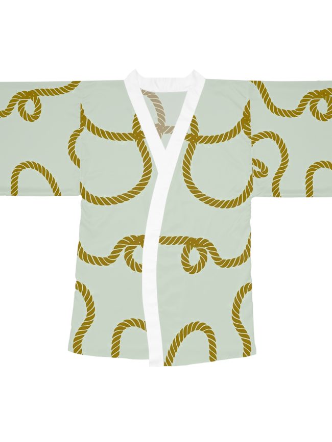 Stylish Long Sleeve Kimono Robe, Cozy Loungewear, Unique Fashion Statement, Spa Day Gift, Home Décor, Bohemian Style