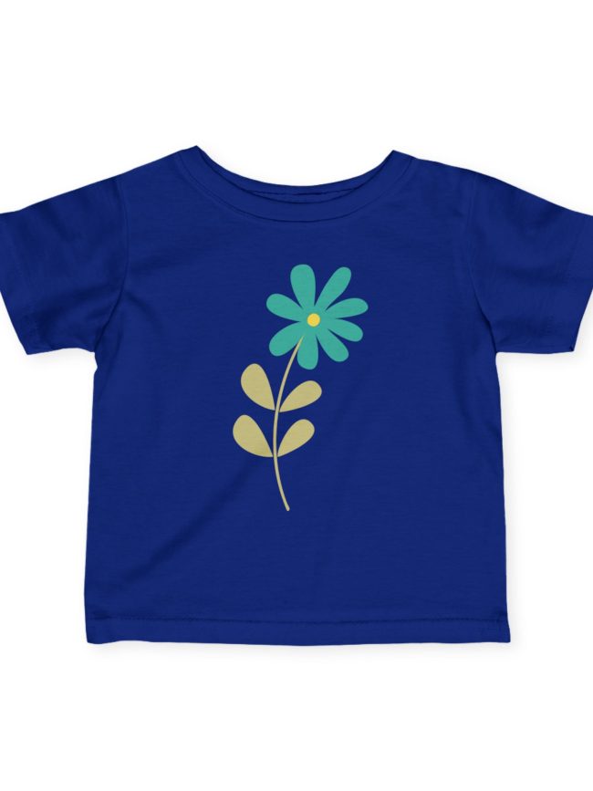 Floral Infant Tee, Baby Flower Shirt, Cute Toddler Top, Spring Baby Clothes, Gift for New Parents