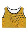 Vibrant Yellow Dot Sports Bra | Perfect for Fitness, Yoga, Dance, Activewear, and Summer Workouts