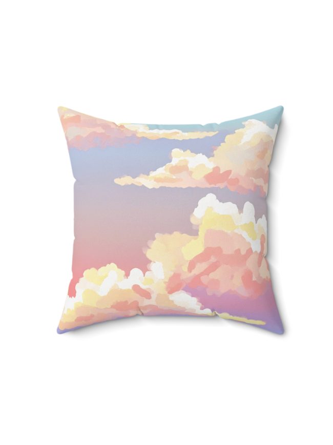 Spun Polyester Square Pillow