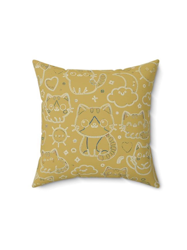 Spun Polyester Square Pillow