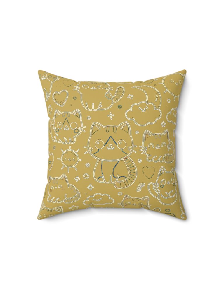 Spun Polyester Square Pillow