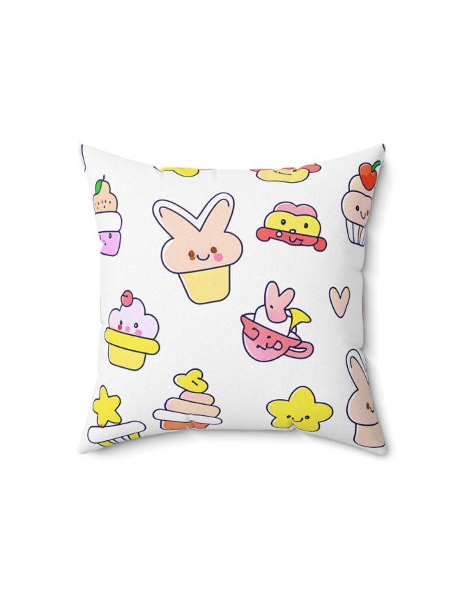 Spun Polyester Square Pillow