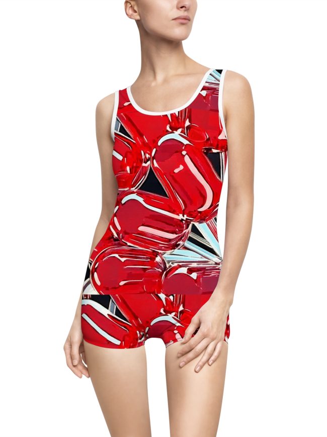 Women's Vintage Swimsuit (AOP)