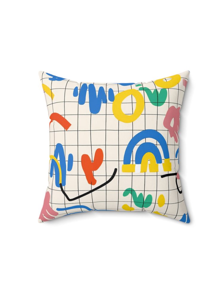 Spun Polyester Square Pillow