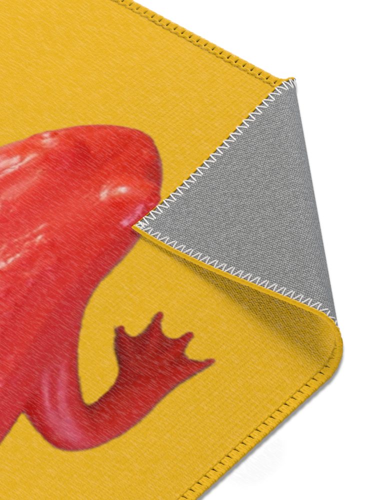 Frog-Pattern Area Rug, Fun Home Décor, Colorful Carpet for Kids & Teens, Unique Gift, Vibrant Living Room Accent