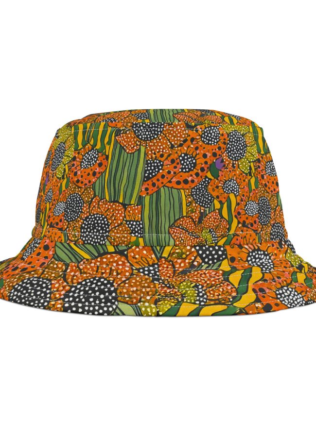 Vibrant Floral Bucket Hat, Colorful Summer Accessory, Perfect for Beach, Festivals, Gardening, Outdoor Adventures, Unique Gift Idea