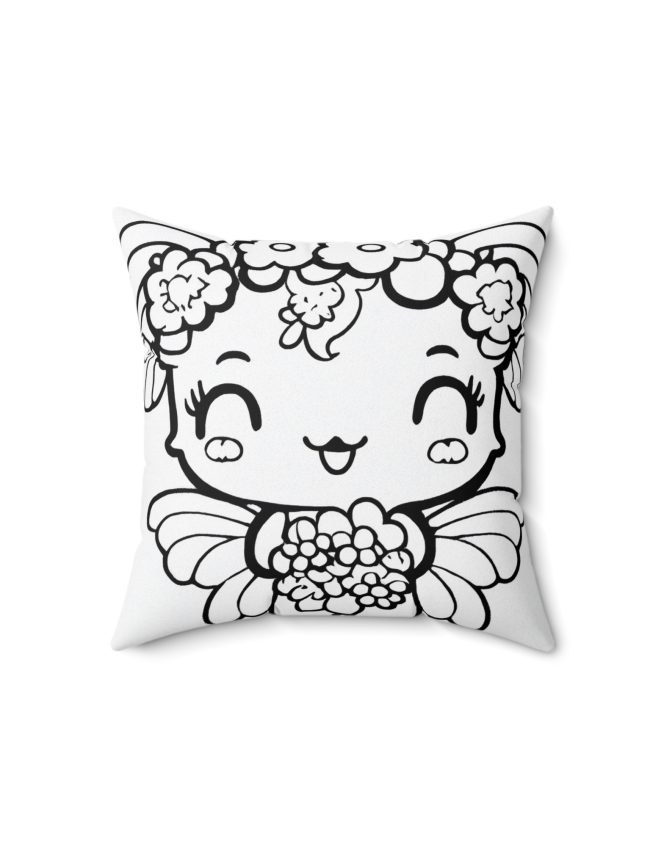 Spun Polyester Square Pillow
