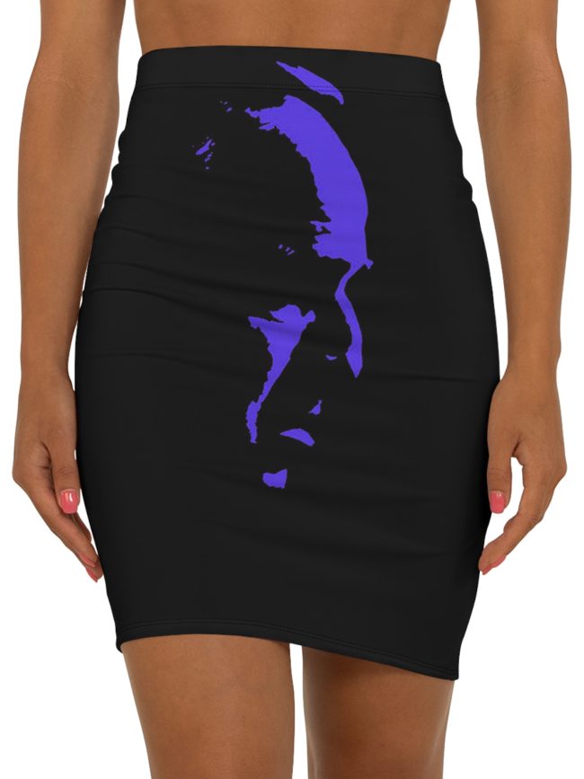 Women's Mid-Waist Pencil Skirt (AOP)