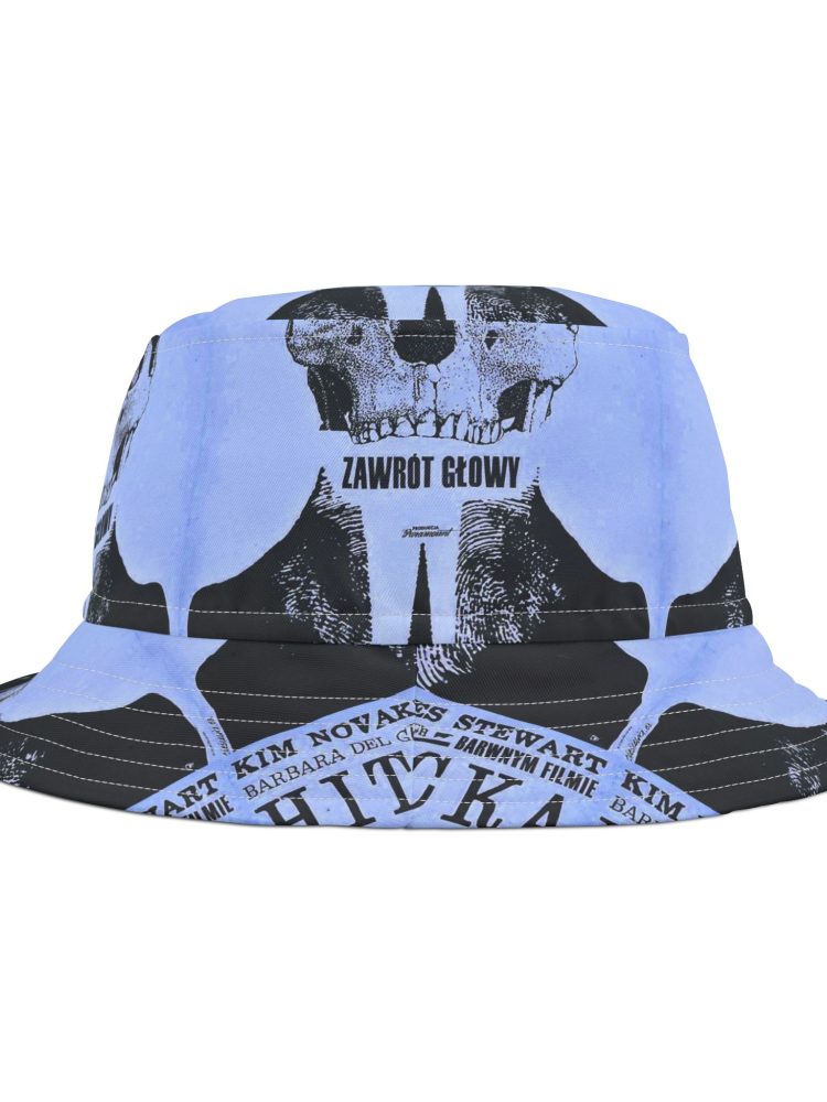 Edgy Skull Print Bucket Hat | Unique AOP Summer Accessory, Streetwear Hat, Festival Headwear, Unisex Bucket Hat, Goth Style Gear