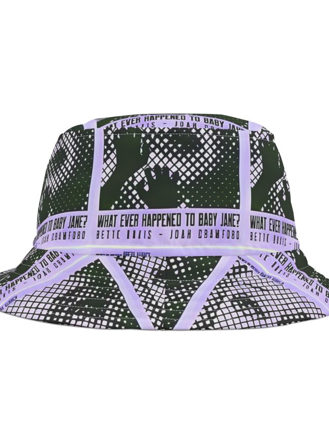 Retro Cinematic Bucket Hat, AOP Hat, Vintage Style Hat, Festival Headwear, Unique Gift for Film Lovers, Casual Summer Hat