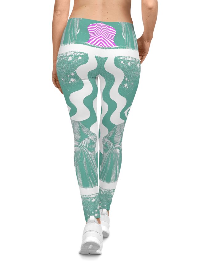 Boho Vibe Women's Casual Leggings, Comfortable Stretch Yoga Pants, Trendy Activewear, Exercise Leggings, Gift for Her