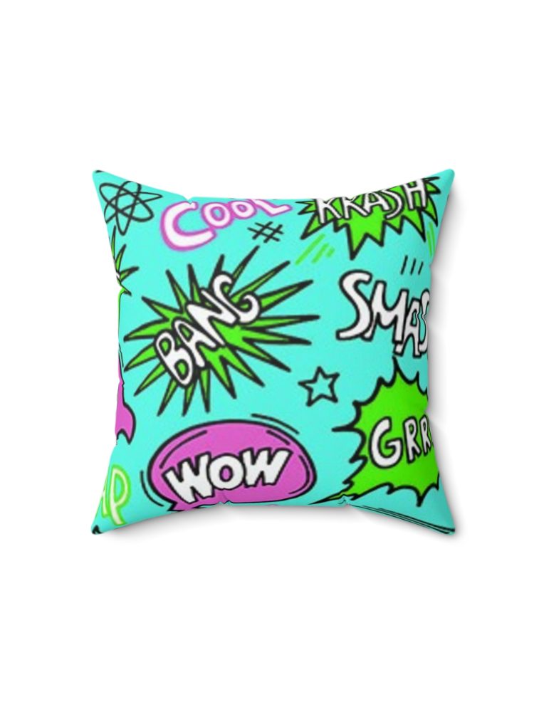 Spun Polyester Square Pillow