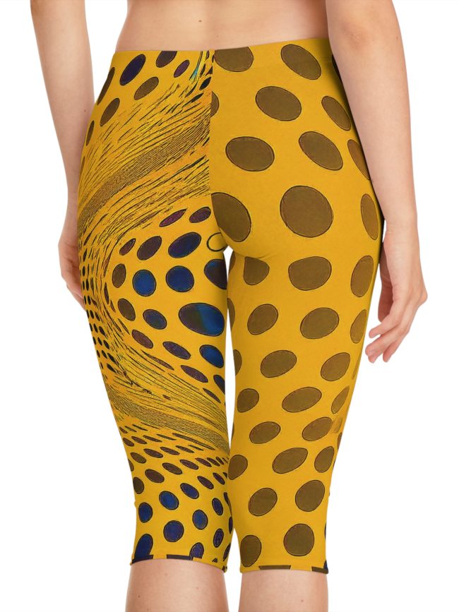 Chic Women's Capri Leggings | Stylish Workout Wear, Casual Fashion, Summer Essentials, Yoga Pants, Vibrant Activewear