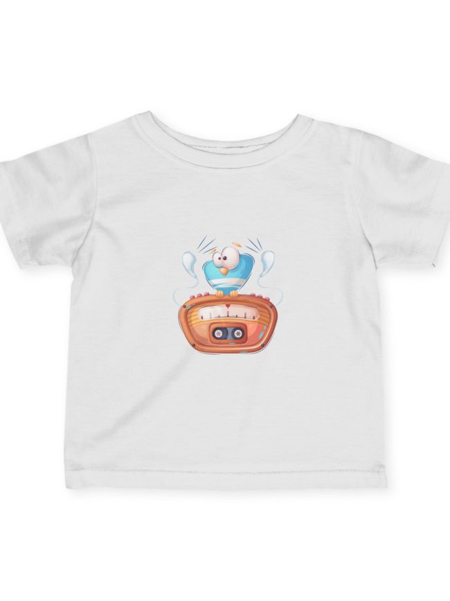 Cute Baby Tee with Cartoon Design, Adorable Infant T-Shirt for Gifts, Birthday, Baby Shower, or Everyday Wear
