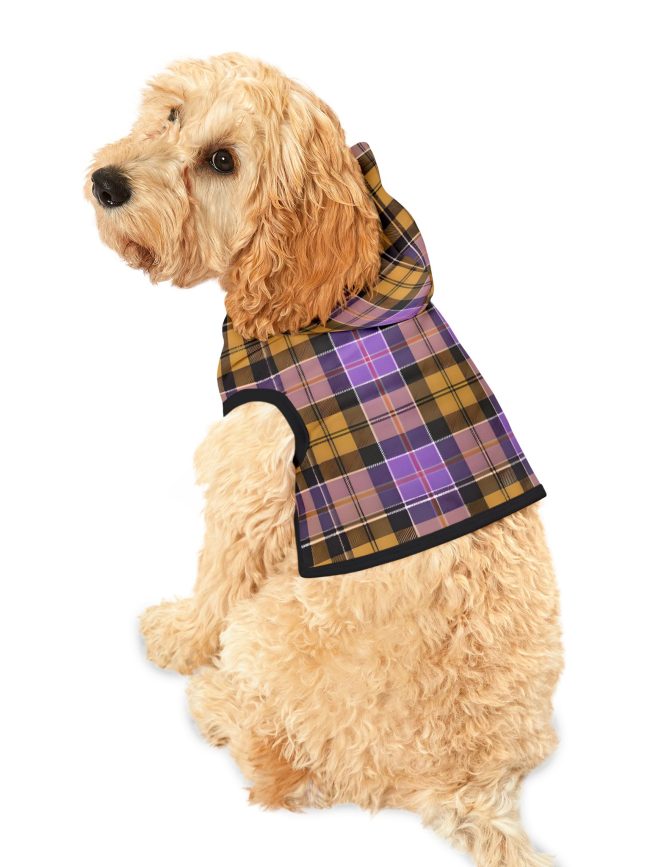 Cozy Plaid Pet Hoodie - Stylish Winter Wear for Dogs & Cats