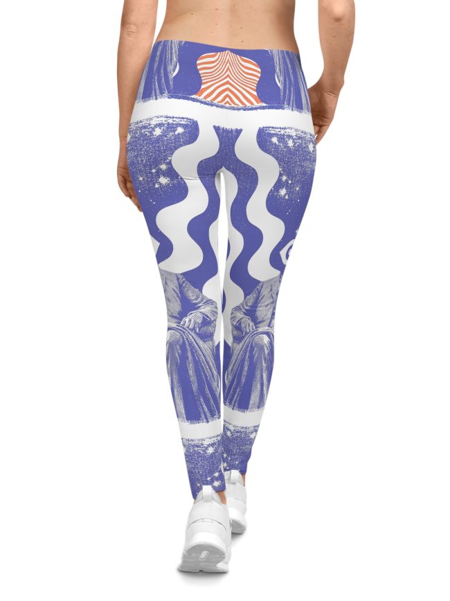 Women's Artful Leggings - Bohemian Style, Yoga Pants, Casual Wear, Gift for Her, Unique Fashion