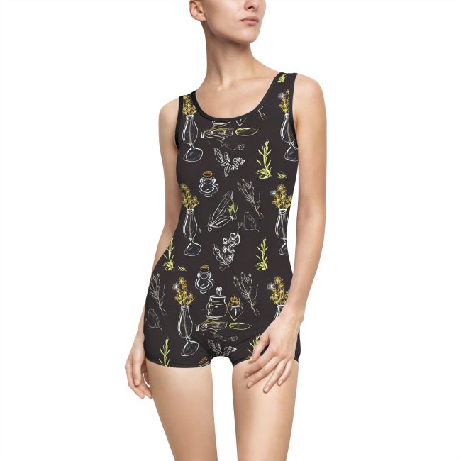 Women's Vintage Swimsuit (AOP)