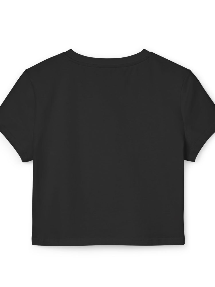 Chic Women's Baby Tee with Modern Circle Design, Casual Wear, Summer Top, Trendy Fashion, Gift for Her, Everyday Style