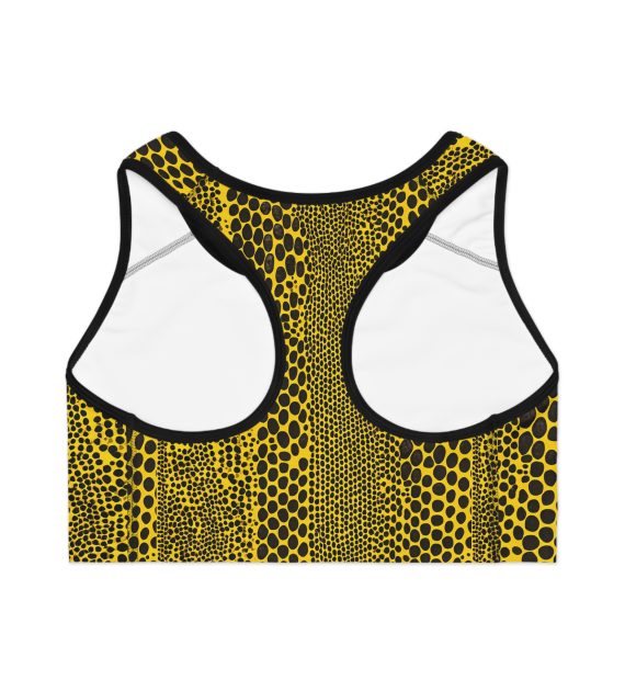 Bold Print Sports Bra, Animal Print Fitness Top, Workout Gear, Stylish Activewear, Yoga Bra, Unique Exercise Apparel - Image 2