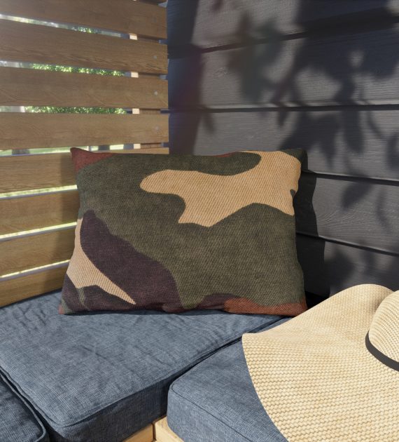 Outdoor Pillows Dark Green Brown Camouflage - Image 7