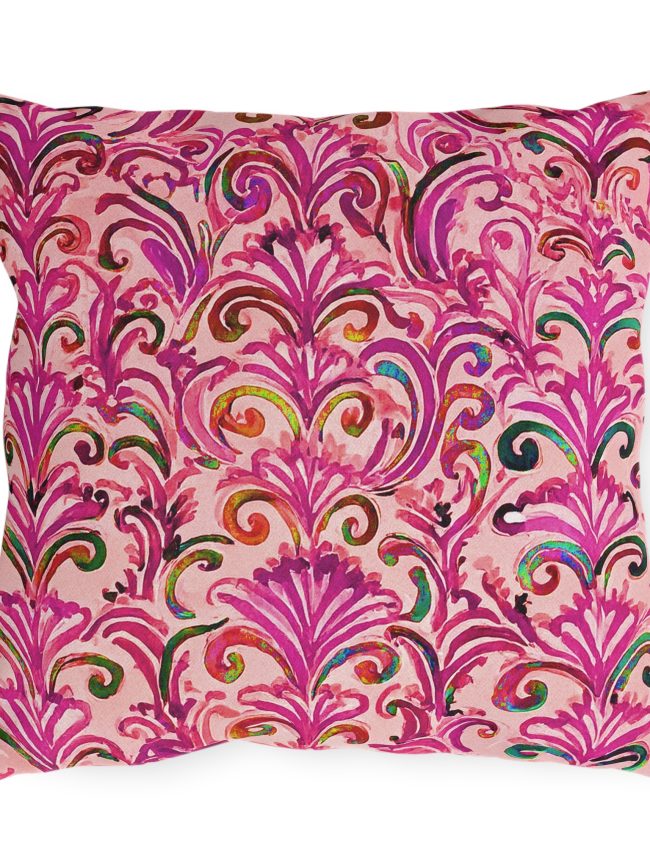 Outdoor Pillows Pink Sicilian Fantasy
