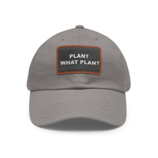 Casual Dad Hat with Leather Patch - Fun Gift, Trendy Accessory, Outdoor Apparel, Everyday Wear, Unisex Cap