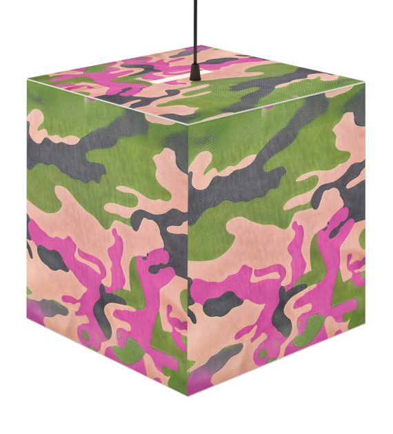 Camouflage Light Cube Lamp, Modern Home Decor, Kids Room Lighting, Unique Gift, Colorful Pendant Lamp - Image 6