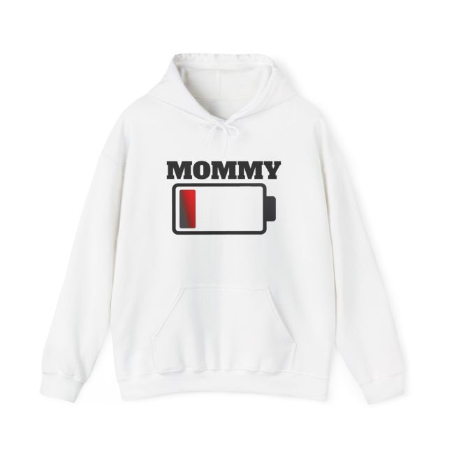 Mommy Battery Low Unisex Hoodie – Comfy Sweatshirt for Moms