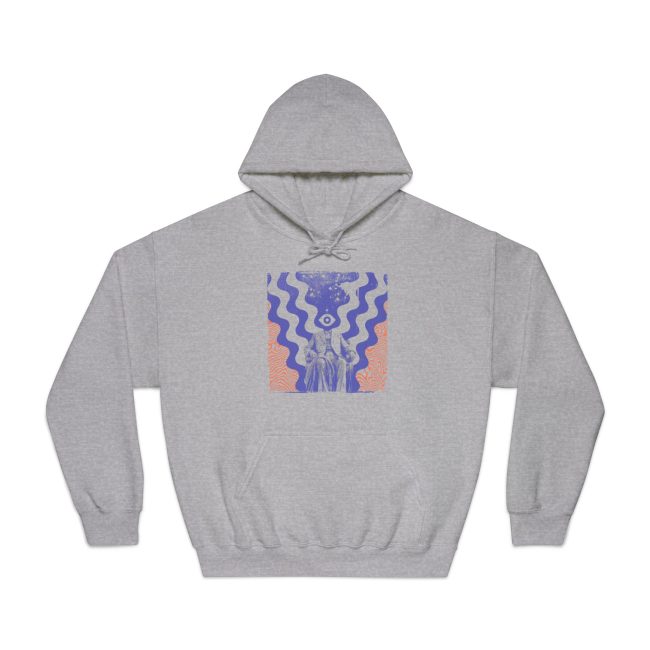 Vibrant Artistic Unisex Hooded Sweatshirt, Cozy Graphic Hoodie, Modern Streetwear, Gift for Art Lovers, Casual Fashion