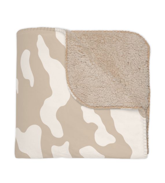 Cozy Tan Sherpa Pet Blanket for Warmth & Style, Perfect for Home Décor, Gift for Her, Movie Nights, Winter Christmas - Image 7