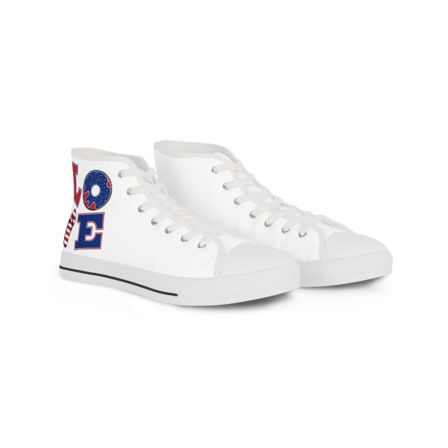 Stylish High Top Sneakers with Unique Design, Casual Wear, Trendy Footwear, Personalized Shoes, Gift for Him, Everyday Sneakers