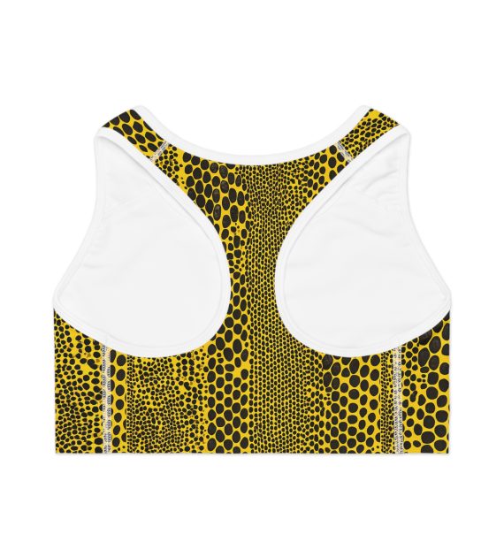 Bold Print Sports Bra, Animal Print Fitness Top, Workout Gear, Stylish Activewear, Yoga Bra, Unique Exercise Apparel - Image 6