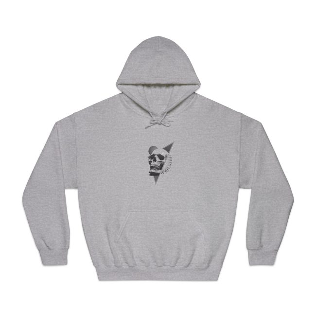 Skull Graphic Unisex Hoodie, Casual Streetwear, Halloween Gift, Trendy Apparel, Edgy Fashion, Cool Hoodie