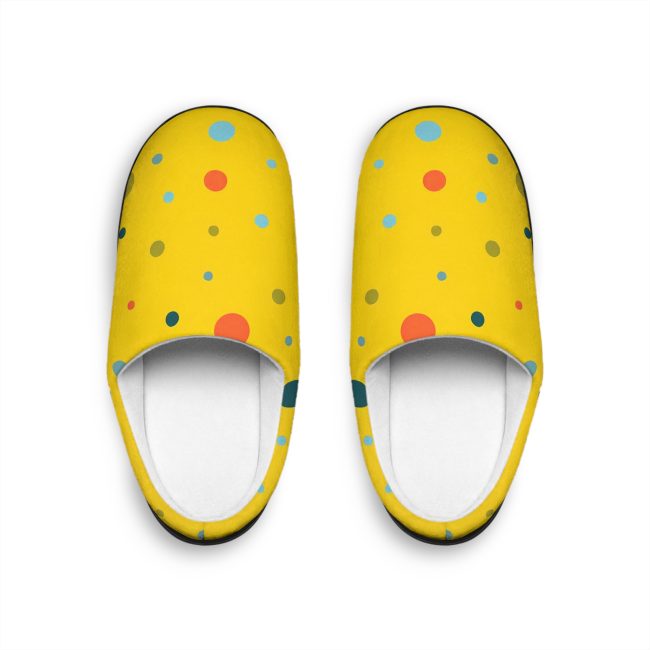 Cheerful Dot Pattern Women's Indoor Slippers - Cozy and Fun Footwear