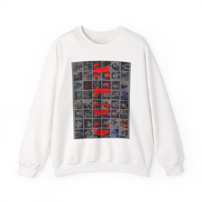 Retro Collage Unisex Crewneck Sweatshirt - Cozy Streetwear, Graphic Sweatshirt, Gift for Him/Her, Casual Outfits, Photo Art Style