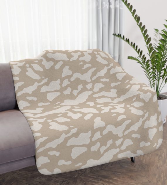 Cozy Tan Sherpa Pet Blanket for Warmth & Style, Perfect for Home Décor, Gift for Her, Movie Nights, Winter Christmas - Image 4