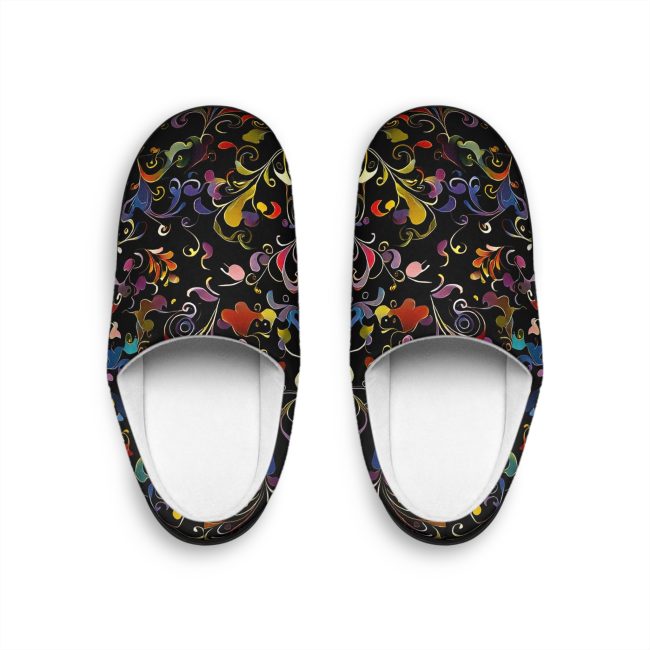 Colorful Floral Women's Indoor Slippers - Cozy Home Footwear