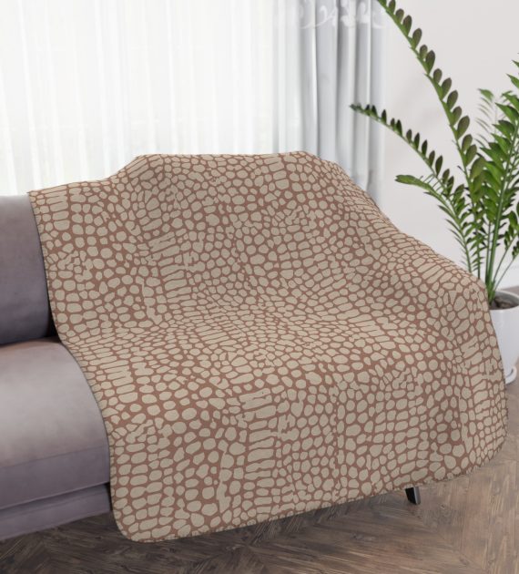 Cozy Tan Sherpa Pet Blanket - Soft Warm Throw for Home Decor, Gift for Birthdays, Weddings, or Snuggling - Image 4