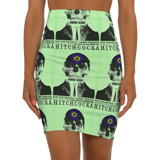 Women's Mid-Waist Pencil Skirt (AOP)